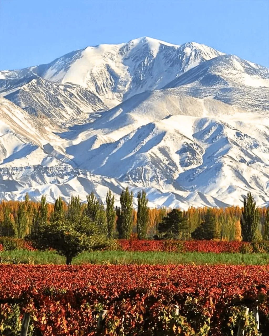 Túnel abriéndose a la vista del Dique Potrerillos y las montañas de Mendoza